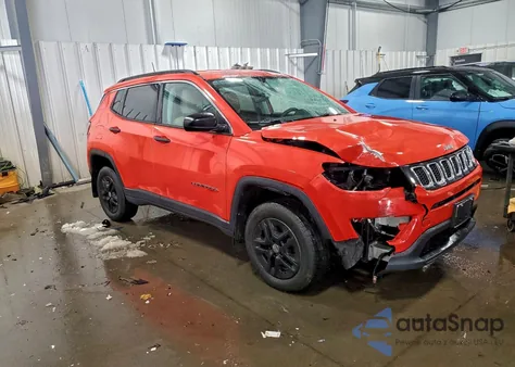 2019 Jeep Compass Sport from USA, damaged, VIN 3C4NJDAB8KT653014